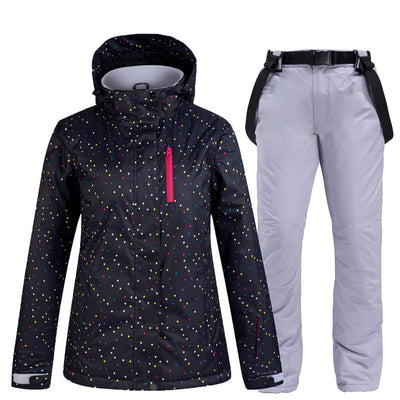 Warmer und wasserdichter Skianzug für Damen - Liora