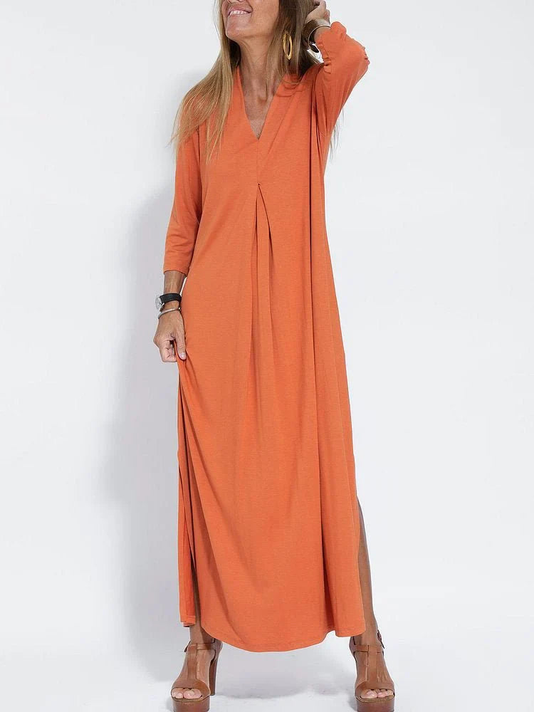 Aline - Langes Schlankmachendes Kleid