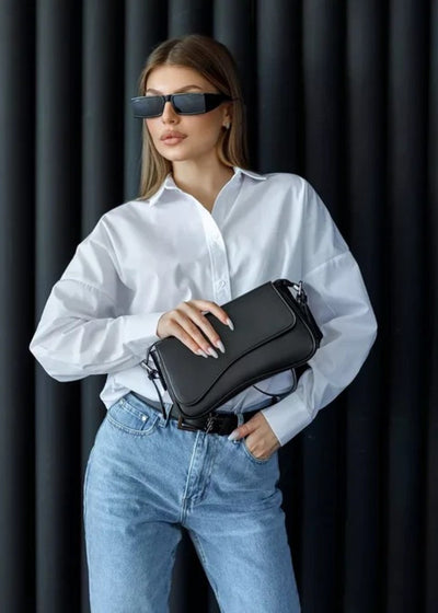 Minimalistische Baguette-Tasche für Frauen - Aria
