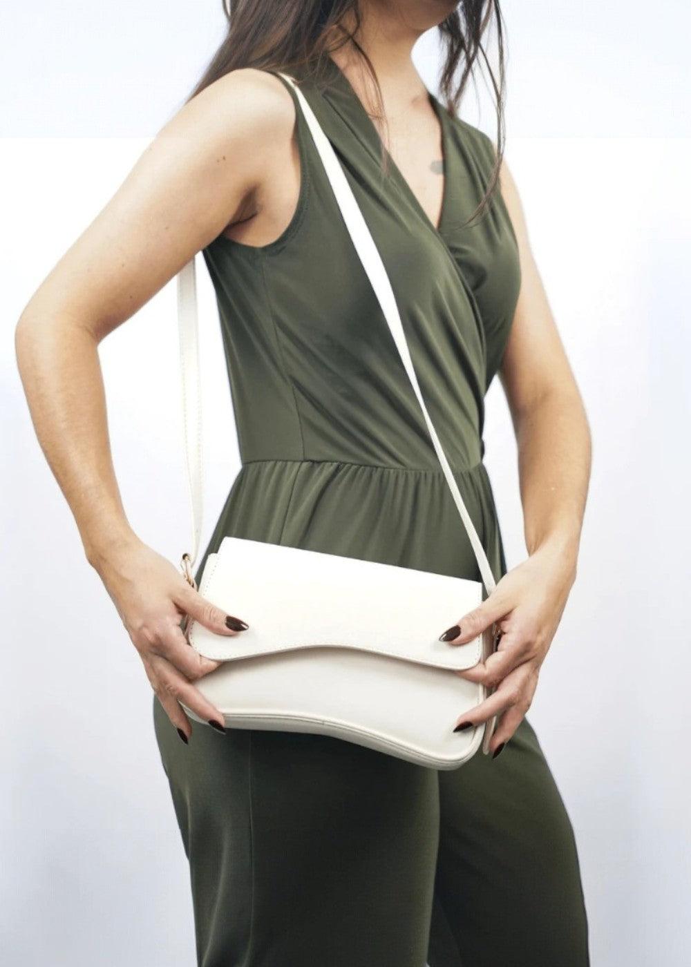 Minimalistische Baguette-Tasche für Frauen - Aria