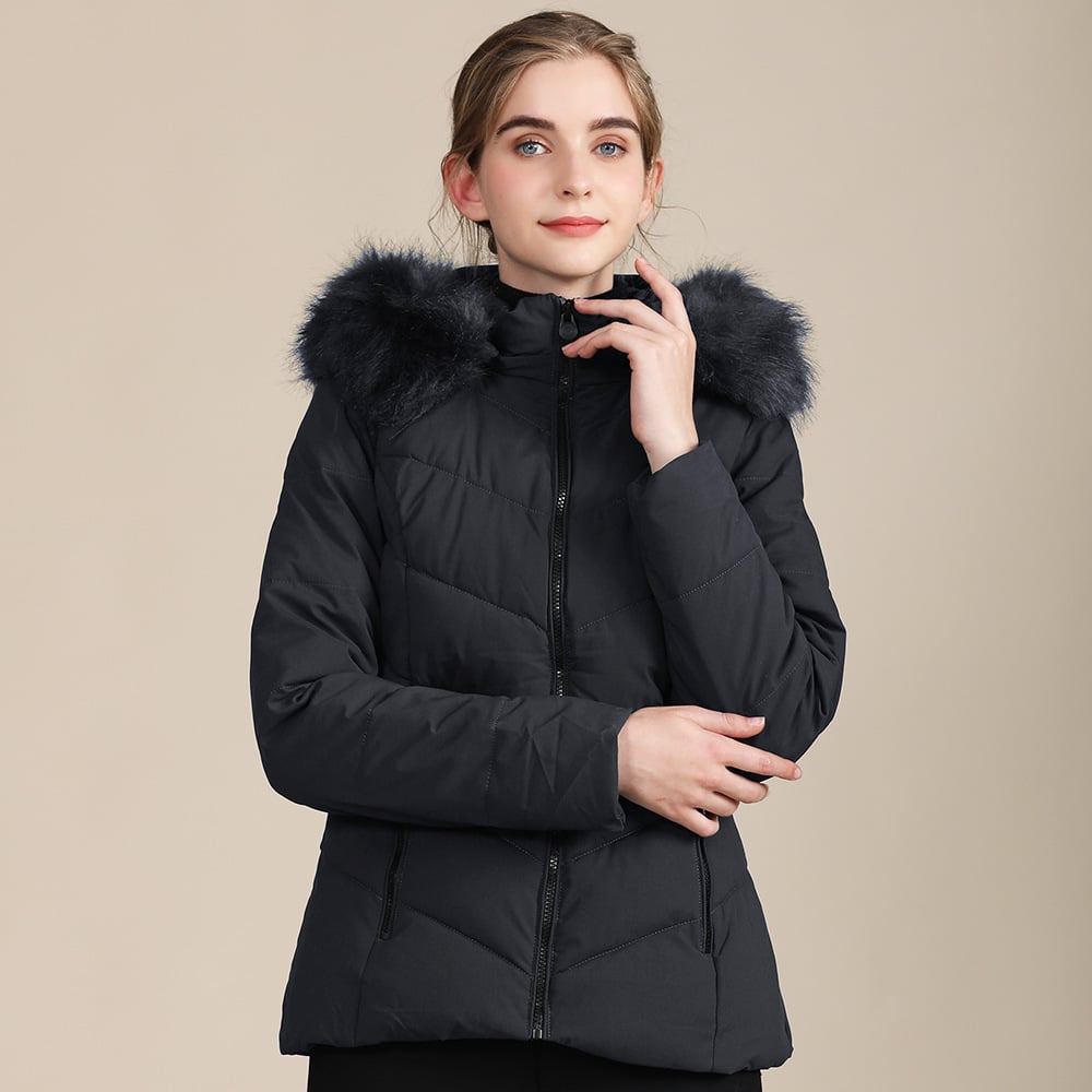 Steppjacke mit Kapuze für Frauen - Selina