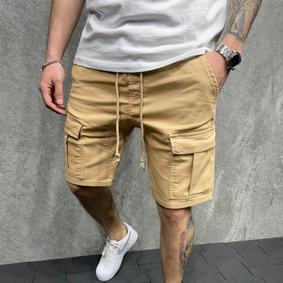Herren-Shorts aus Baumwolle mit Cargotaschen - Dario