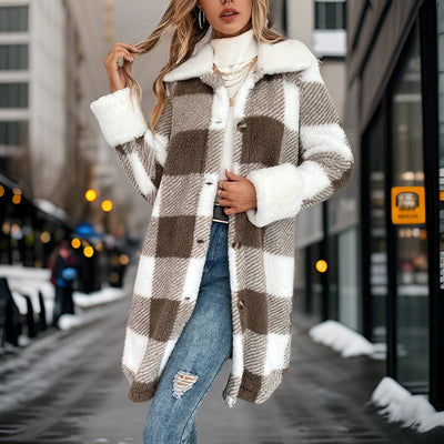 Marissa - Wintermantel aus Teddyfell