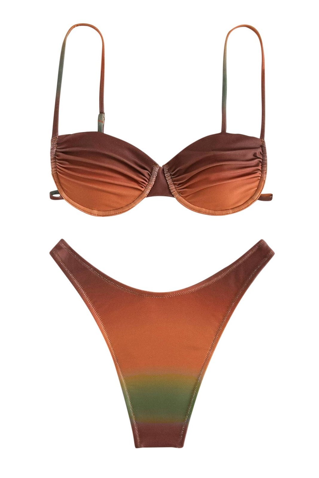 Ocean Chic - Bedruckter Farbverlaufs-Bikini