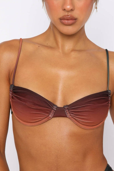 Ocean Chic - Bedruckter Farbverlaufs-Bikini