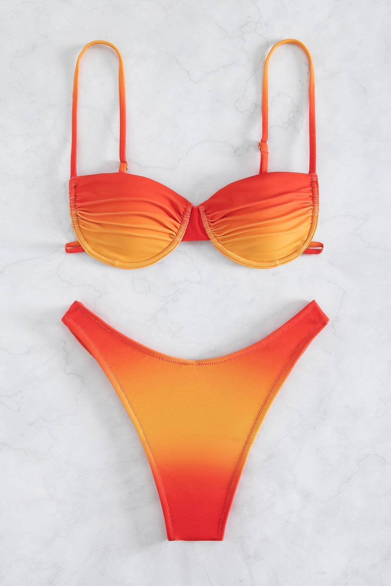 Ocean Chic - Bedruckter Farbverlaufs-Bikini