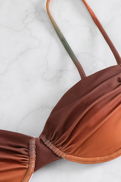 Ocean Chic - Bedruckter Farbverlaufs-Bikini