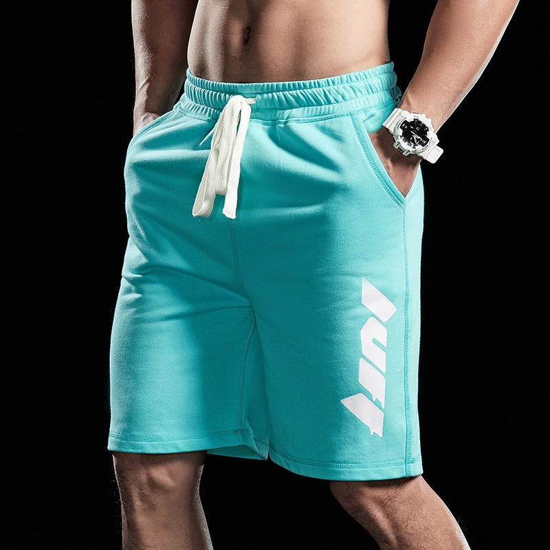 Herren-Fitness-Shorts aus Stretch-Baumwolle - Hugo