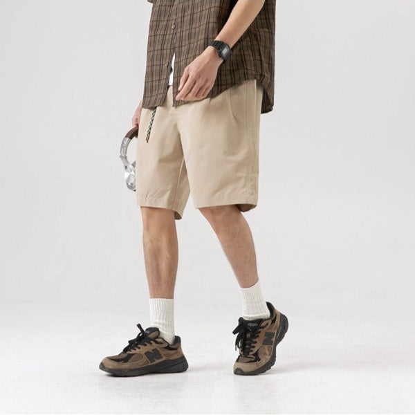 Herren-Shorts mit minimalistischem Design im lässigen geraden Stil - Damien