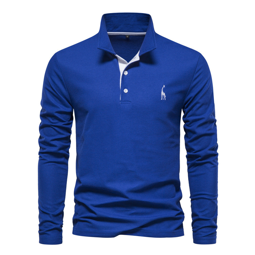 Langärmeliges Herren-Poloshirt - Dario