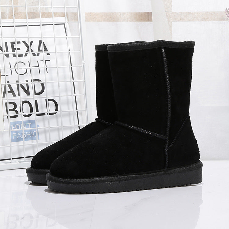 Damen-Winterstiefel aus Wildleder mit warmem Innenfutter - Thalia