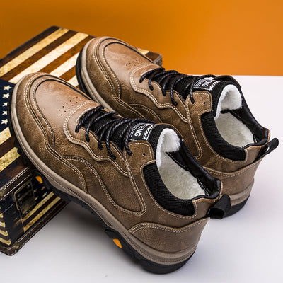 Herren-Winterpantoffeln mit flauschigem Futter - Darel