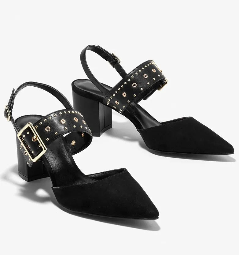 Maya - Elegante sandalen mit kubanischen absätzen