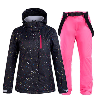 Warmer und wasserdichter Skianzug für Damen - Liora