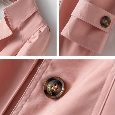 Klassischer Trenchcoat für Damen, eleganter Schnitt - Larissa