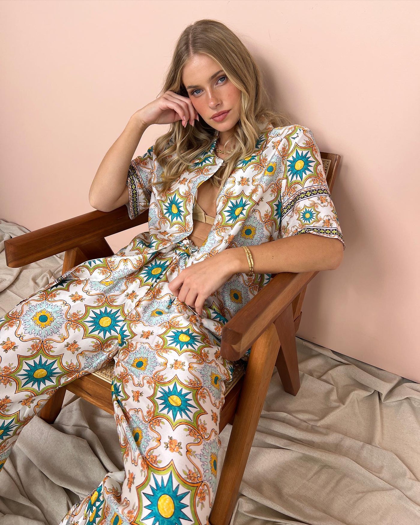 Olivia Bequemes Mosaikdruck-Set