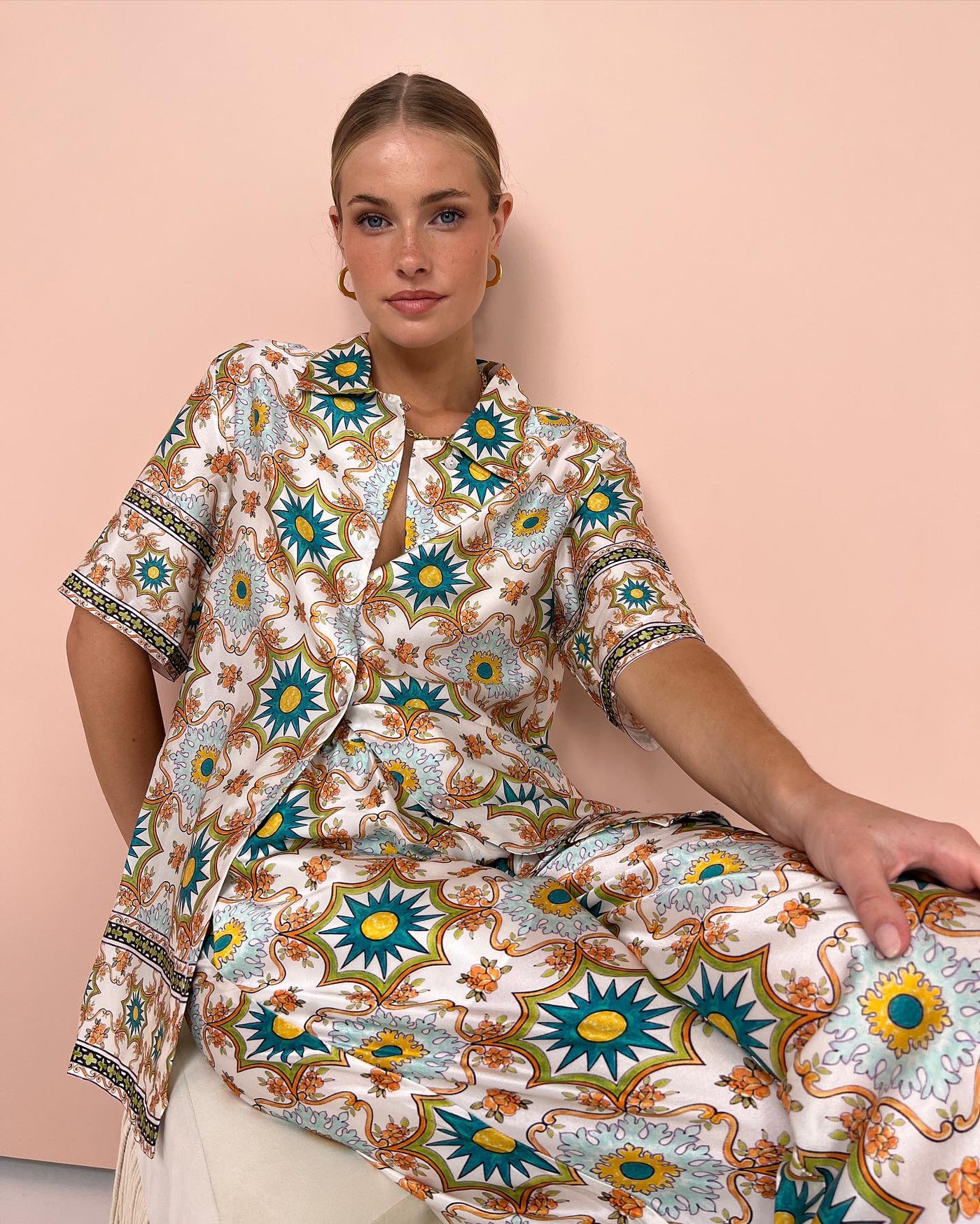 Olivia Bequemes Mosaikdruck-Set