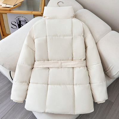 Modischer Damen Wintermantel mit verstellbarem Gürtel - Freja