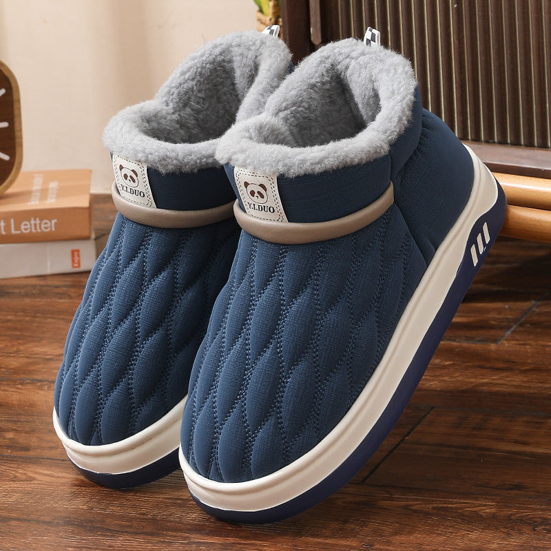 Gesteppte Unisex-Hausschuhe mit warmem Futter - Frakie