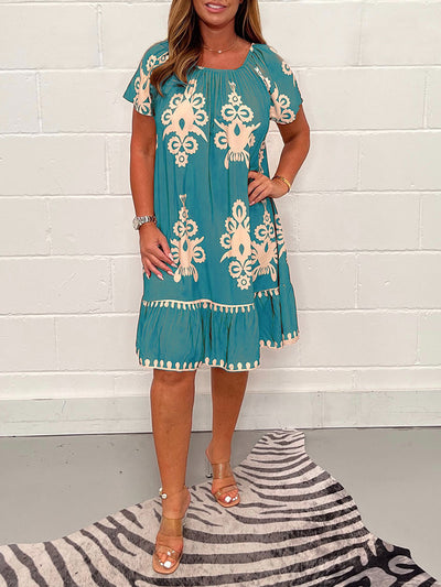 Sarah - modisches Sommerkleid mit Ausschnitt