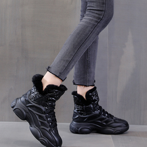 Modische Sportstiefel für Damen mit warmem Futter - Arlet