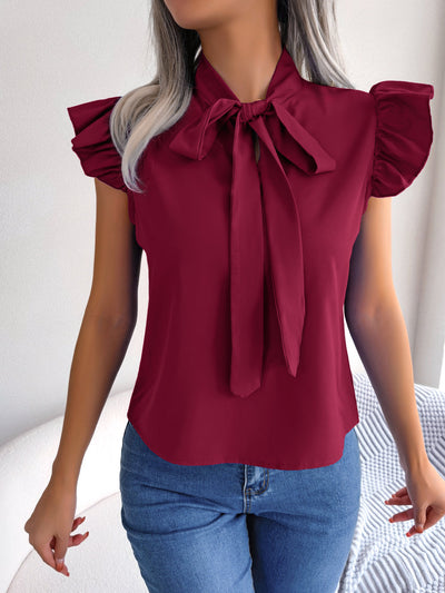 LARA - Bluse mit Schleife