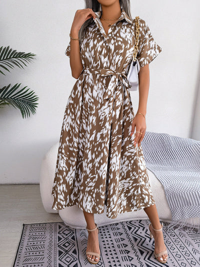 Leonie - Kleid im Leoparden Look