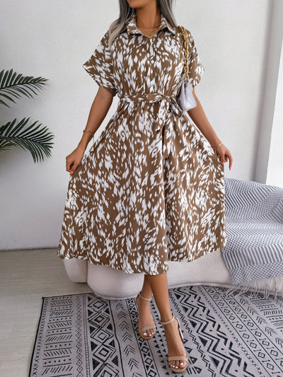Leonie - Kleid im Leoparden Look