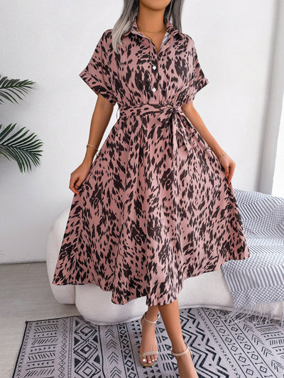 Leonie - Kleid im Leoparden Look