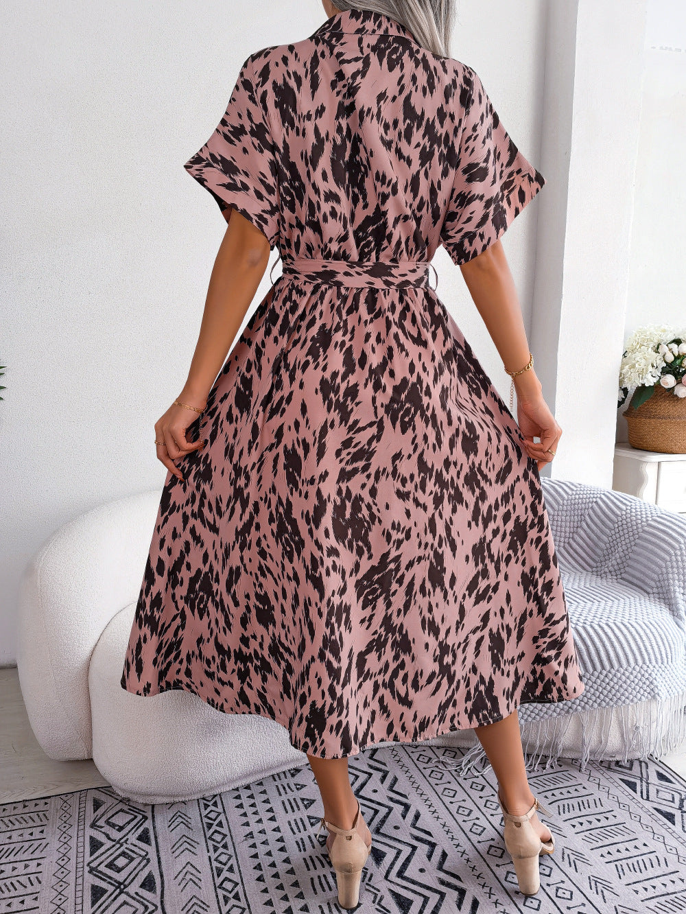 Leonie - Kleid im Leoparden Look