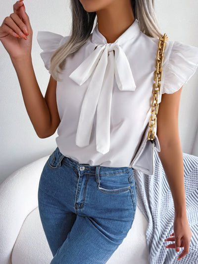LARA - Bluse mit Schleife