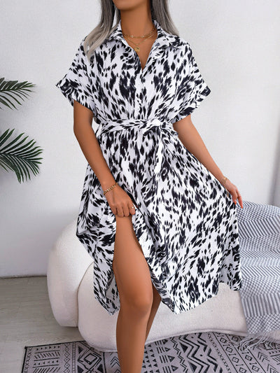 Leonie - Kleid im Leoparden Look