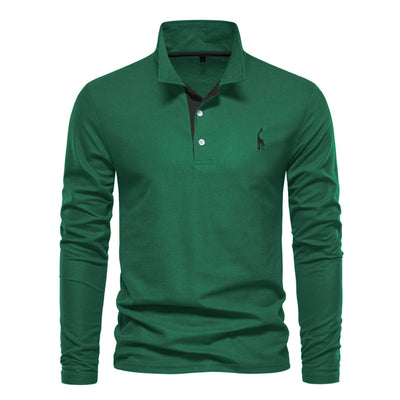 Langärmeliges Herren-Poloshirt - Dario