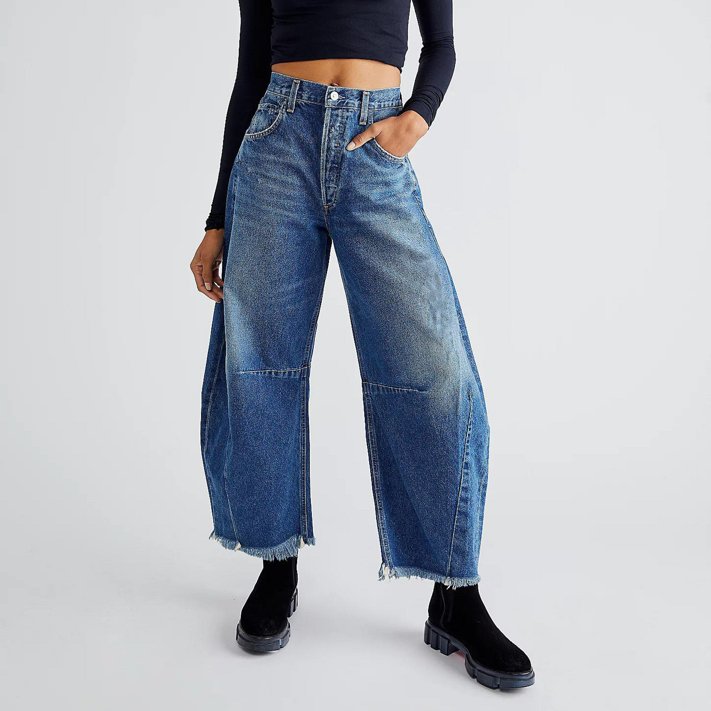 Freeesia - Denim-Glockenhosen-Jeans