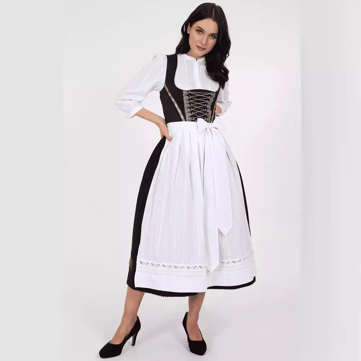 Damen Maxi Dirndl Kleid Oktoberfest 2025 - Elisabeth