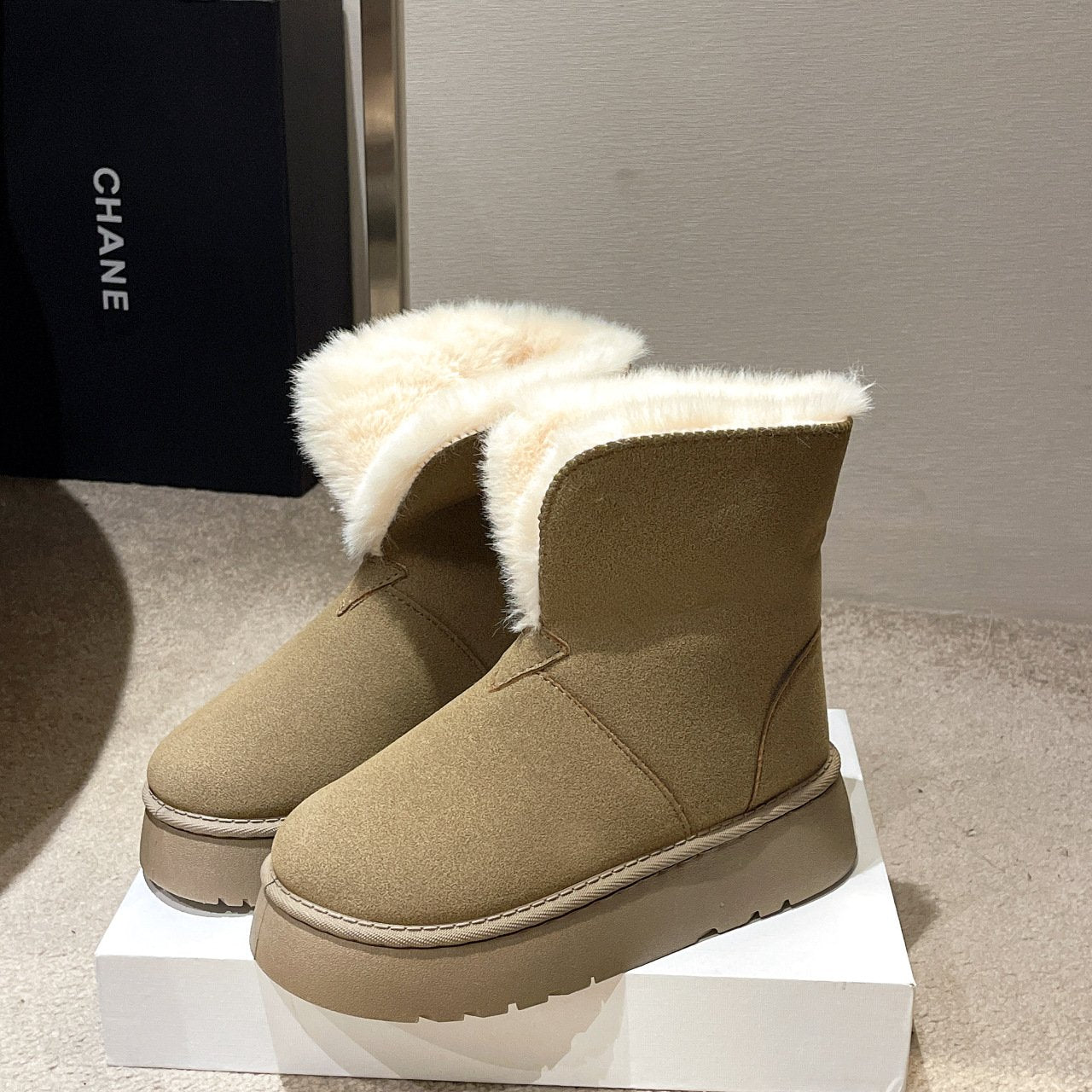 Damen-Winterstiefel mit Plüschfutter - Nina
