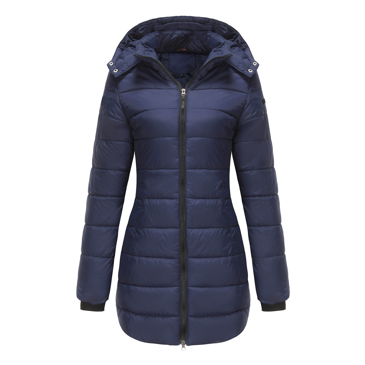 Lange Damenjacke mit Kapuze - Naelle