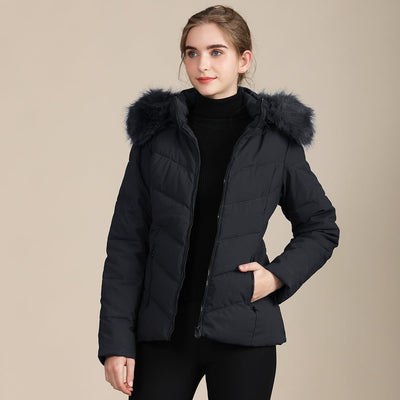 Steppjacke mit Kapuze für Frauen - Selina