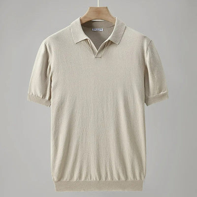 Anthon - Gestricktes Poloshirt