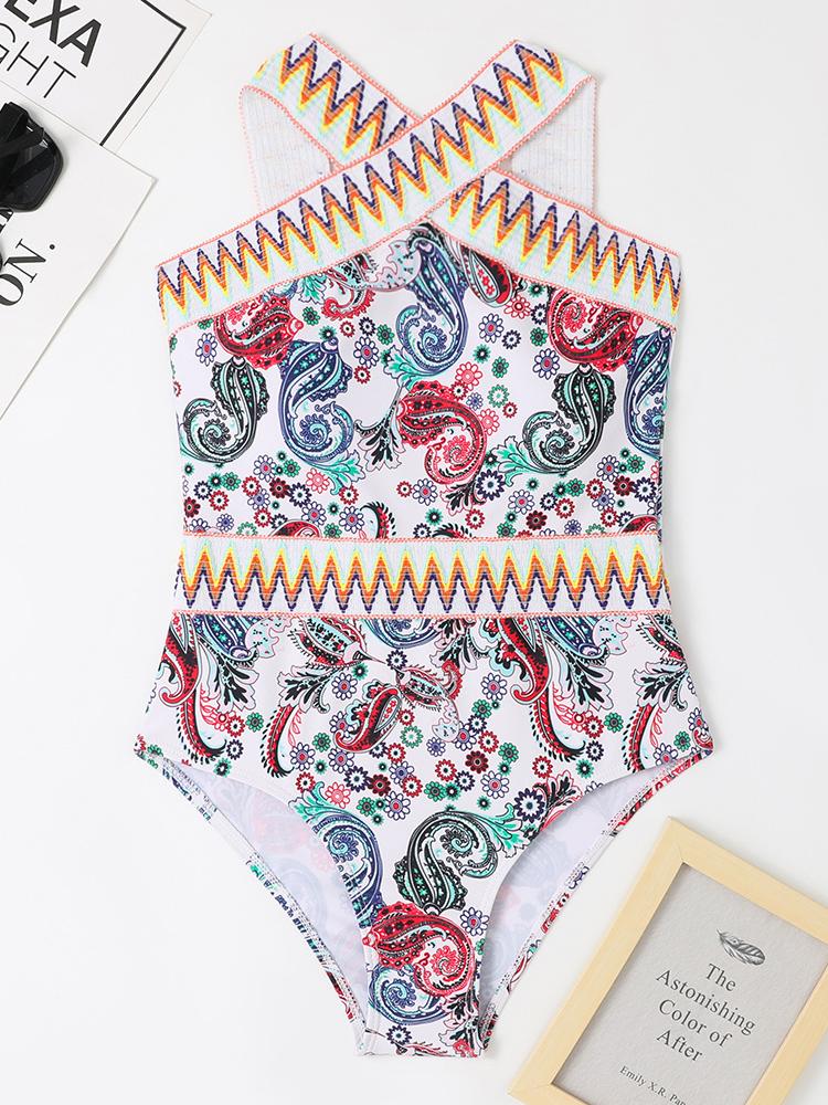 Ocean Chic - Badeanzug mit Paisley-Print