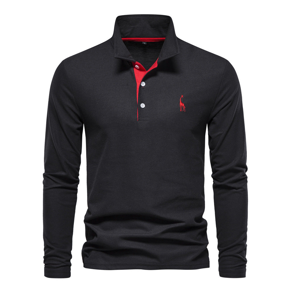 Langärmeliges Herren-Poloshirt - Dario