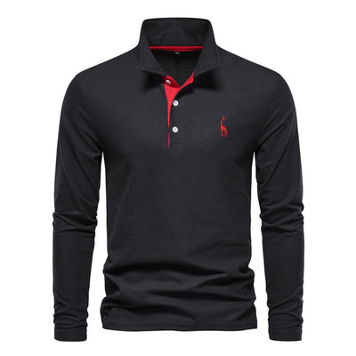 Langärmeliges Herren-Poloshirt - Dario