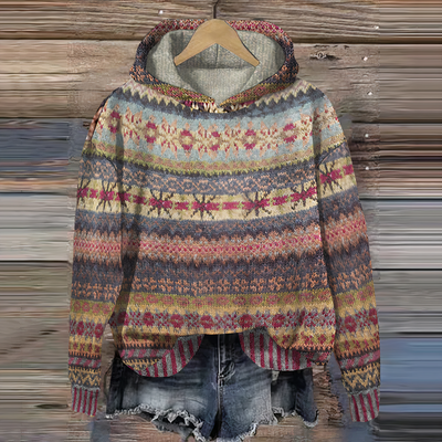 MIKA - Vintage-Kapuzenpullover