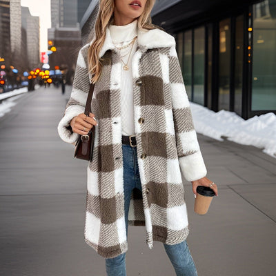 Marissa - Wintermantel aus Teddyfell