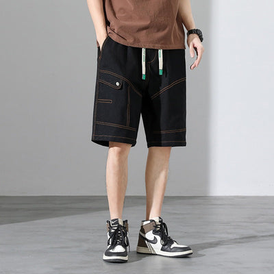Herren-Shorts im urbanen Stil mit Kontrastnähten - Mateo
