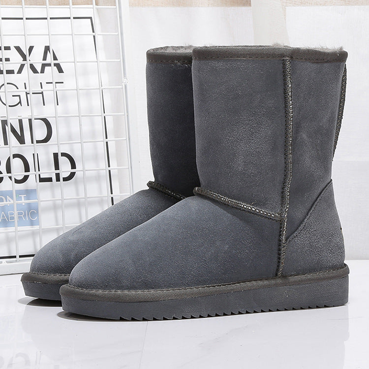 Damen-Winterstiefel aus Wildleder mit warmem Innenfutter - Thalia