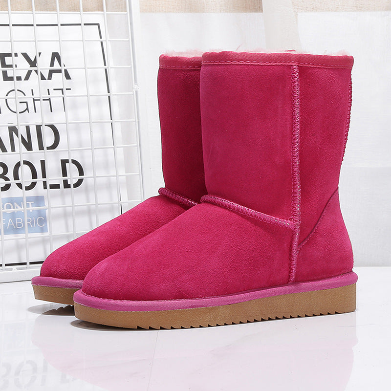 Damen-Winterstiefel aus Wildleder mit warmem Innenfutter - Thalia