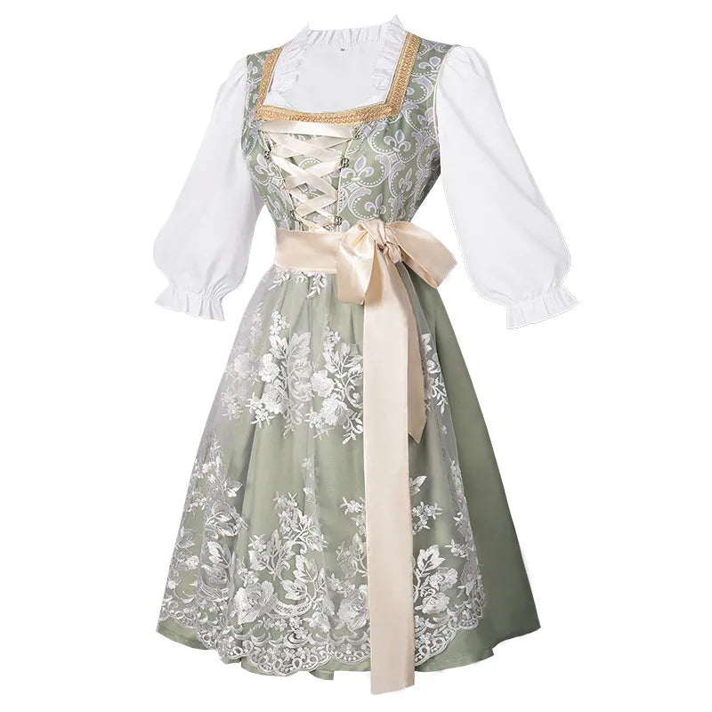 Damen Oktoberfest Dirndl Kleid - Gerlinde