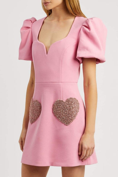 Felicia - Minikleid mit Diamantenherz