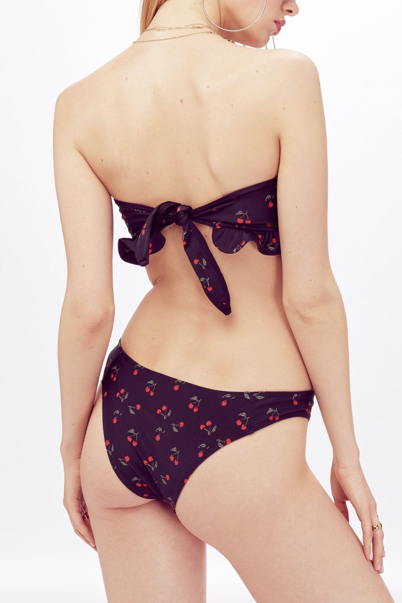 Ocean Chic - Bedruckter Kirsch Bikini mit Fliege